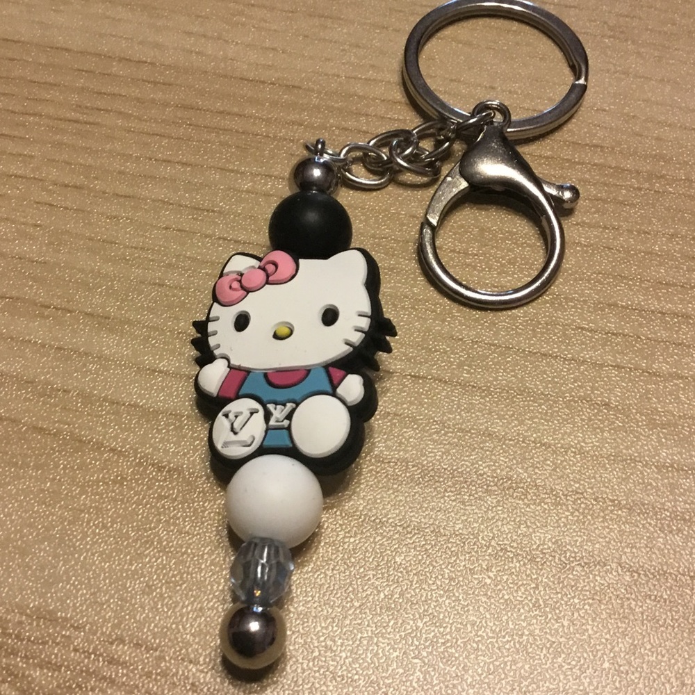 Hello Kitty Keychain with Pink Bow